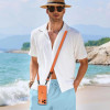 Tech-Protect C6S Rope Crossbody Handy-Umhängeband, Cosmic Orange