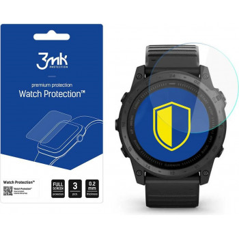 3MK FlexibleGlass Watch Protection Garmin Tactix 7 Smartwatch-Hybridglas-Displayschutz (3 Stk.)