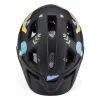 Wozinsky Kinder-MTB-Fahrradhelm mit abnehmbarem Visier, Größe XS (48-52 cm), schwarz