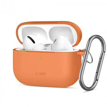 Tech-Protect Silicone Hook Hülle für Apple AirPods Pro 3, Cosmic Orange