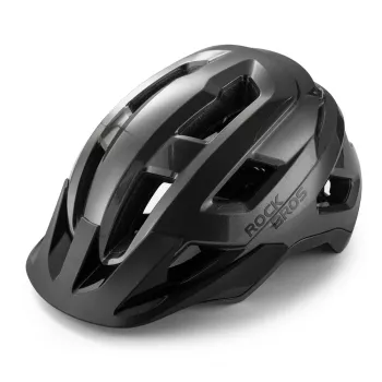 Rockbros LK-67 Jugend-Fahrradhelm mit abnehmbarem Visier 54–58 cm, Grau