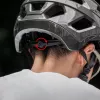 Rockbros LK-67 Jugend-Fahrradhelm mit abnehmbarem Visier 54–58 cm, Grau