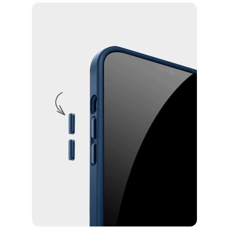 Tech-Protect Magmat MagSafe Hülle für Apple iPhone 12/12 Pro, Mattschwarz