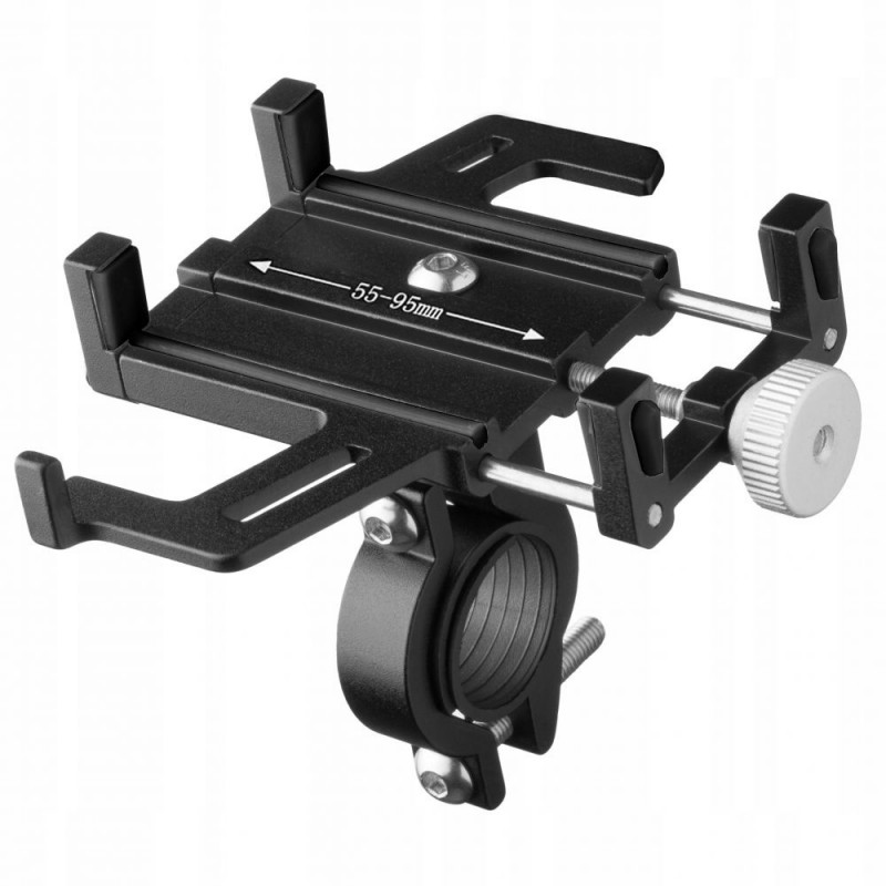 Tech-Protect Alupro Universal-Fahrrad-Handyhalterung, Schwarz