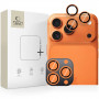 Tech-Protect Camring Fit+ Kameraobjektivabdeckungen für Apple iPhone 14 Pro / 14 Pro Max / 15 Pro / 15 Pro Max / 16 Pro / 16 Pro Max / 17 Pro / 17 Pro Max, Cosmic Orange