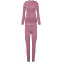 Viking Gasher Lady Set Merino Damen-Unterwäsche, Pink, M