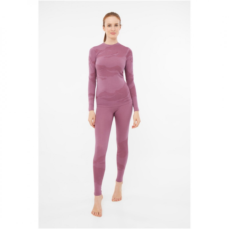 Viking Gasher Lady Set Merino Damen-Unterwäsche, Pink, M