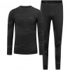 Viking Gasher Man Set Merino Herren-Unterwäsche, Schwarz, XL