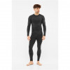 VIKING Gasher Man Set Merino Thermo-Unterwäsche-Set für Herren, Größe M, schwarz