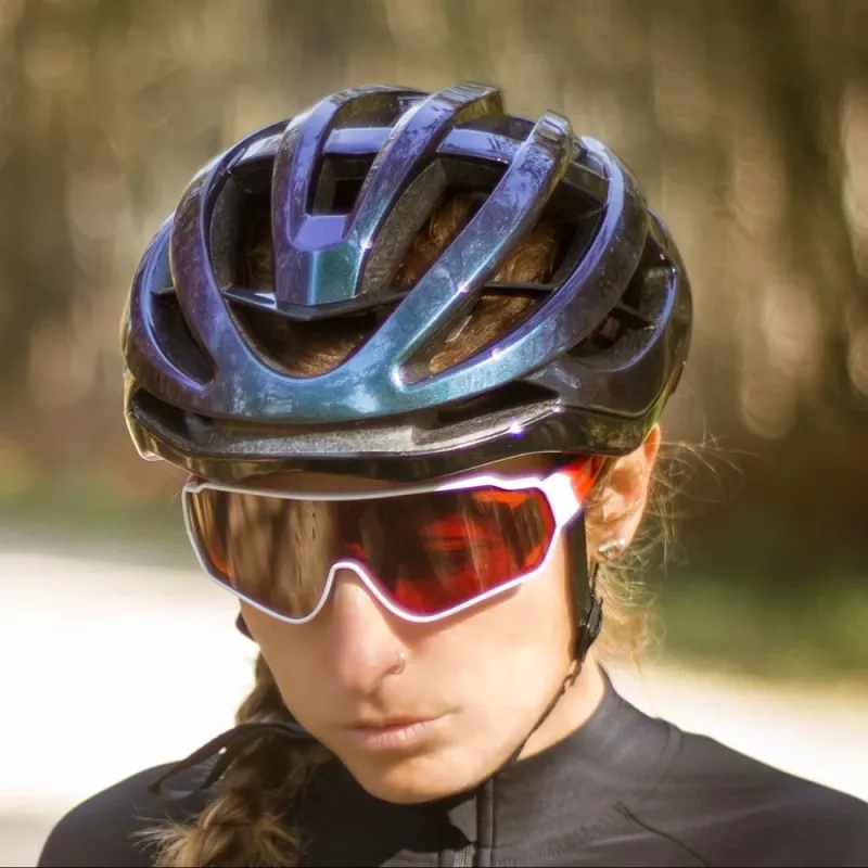Rockbros HC-58C-M Fahrradhelm 55–58 cm, Blue Chameleon