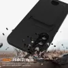 Hurtel Samsung Galaxy A37 5G TPU-Hülle mit Kartenhalter und Umhängeband, schwarz
