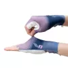 Rockbros S389 Kurzfinger-Fahrradhandschuhe für Damen mit Stoßdämpfung, Größe L, lila