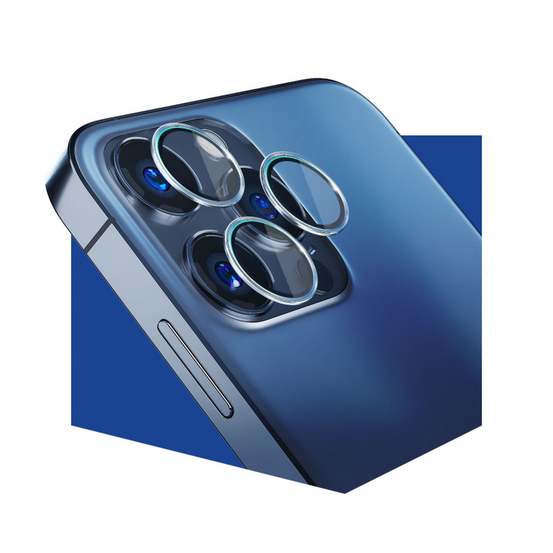 3MK Lens Protection Pro Kameraabdeckung für Apple iPhone 11 Pro / 11 Pro Max, silber