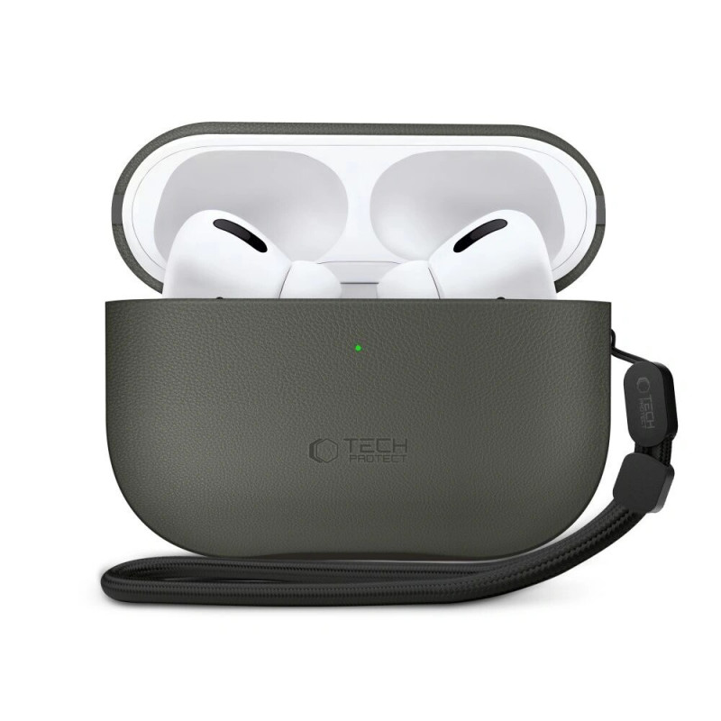 Tech-Protect NaturalFit Hülle für Apple AirPods Pro 3, Olive Green
