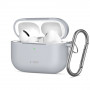 Tech-Protect Silicone Hook Hülle für Apple AirPods Pro 3, Crayon Grey