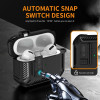 Tech-Protect Carbonox MagSafe Hülle für Apple AirPods Pro 3, THP4731, Schwarz