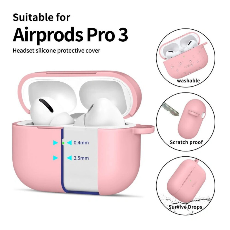 Tech-Protect Silicone Hook Hülle Apple AirPods Pro 3 Pink