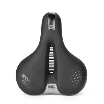 Rockbros 6876 Komfortabler ergonomischer Fahrradsattel, Schwarz