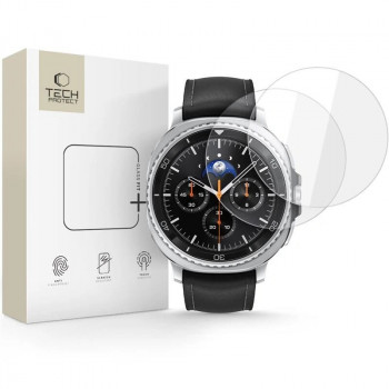 Tech-Protect Glass Fit+ Samsung Galaxy Watch 8 Classic 46mm transparent (2 Stk.)