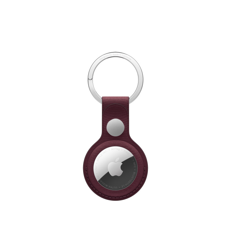 Apple AirTag FineWoven Schlüsselanhänger, Burgundy