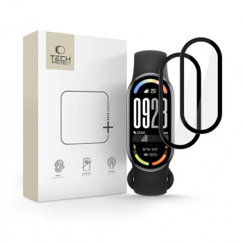Tech-Protect Glass Flex+ Xiaomi Smart Band 10 / 10 NFC Schwarz (2 Stk.)