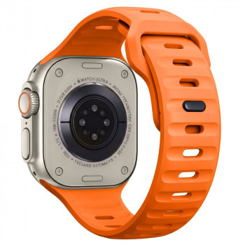 Tech-Protect Silicone Line Apple Watch 8 / 9 / 10 / 11 / 12 / SE / Ultra 44/45/46/49 mm Armband, Orange