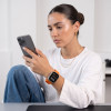 Tech-Protect Silicone Line Apple Watch 8 / 9 / 10 / 11 / 12 / SE / Ultra 44/45/46/49 mm Armband, Orange