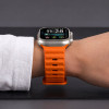 Tech-Protect Silicone Line Apple Watch 8 / 9 / 10 / 11 / 12 / SE / Ultra 44/45/46/49 mm Armband, Orange