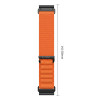 Tech-Protect Nylon Pro THP6032 Uhrenarmband für Garmin Fenix 5X / 5X Plus / 6X / 6X Pro / 7X / 8 / 8 Pro / 9 / 9 Pro (47 mm), orange