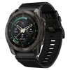 Tech-Protect Nylon Classic Armbanduhrarmband für Garmin Fenix 5X / 5X Plus / 6X / 6X Pro / 7X / 8 / 8 Pro / 9 / 9 Pro 47 mm, Schwarz