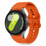 Tech-Protect Silikon-Sportarmband für Samsung Galaxy Watch 4/5/5 Pro/6/7/FE, Orange