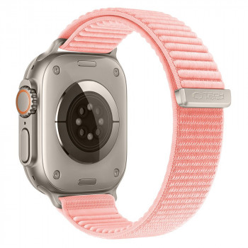 Tech-Protect NylonLoop Armband für Apple Watch 8 / 9 / 10 / 11 / 12 / SE (40 / 41 / 42 mm), Blush Pink