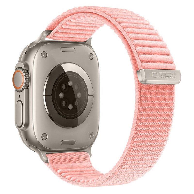 Tech-Protect NylonLoop Armband für Apple Watch 8 / 9 / 10 / 11 / 12 / SE (40 / 41 / 42 mm), Blush Pink
