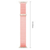 Tech-Protect NylonLoop Armband für Apple Watch 8 / 9 / 10 / 11 / 12 / SE (40 / 41 / 42 mm), Blush Pink