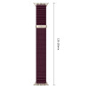 Tech-Protect NylonLoop Armband für Apple Watch 8 / 9 / 10 / 11 / 12 / SE (40 / 41 / 42 mm), Deep Burgundy
