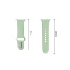 Tech-Protect Silikonarmband für Apple Watch 8 / 9 / 10 / 11 / 12 / SE (40 / 41 / 42 mm), Pistachio