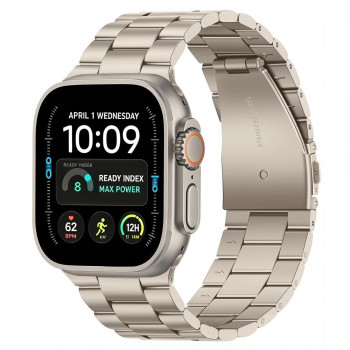 Tech-Protect Stainless Edelstahlarmband für Apple Watch 8 / 9 / 10 / 11 / 12 / SE / Ultra (44 / 45 / 46 / 49 mm), Starlight