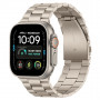 Tech-Protect Stainless Edelstahlarmband für Apple Watch 8 / 9 / 10 / 11 / 12 / SE / Ultra (44 / 45 / 46 / 49 mm), Starlight