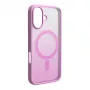 Puro Gradient MagSafe Silikonhülle für iPhone 16, Pink