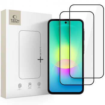 Tech-Protect Glass Fit+ Panzerglas für Samsung Galaxy A27 5G (2 Stück), Schwarz