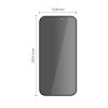 Tech-Protect Glass SPY+ Sichtschutz-Panzerglas für Apple iPhone 18 Pro Max (2 Stk.)
