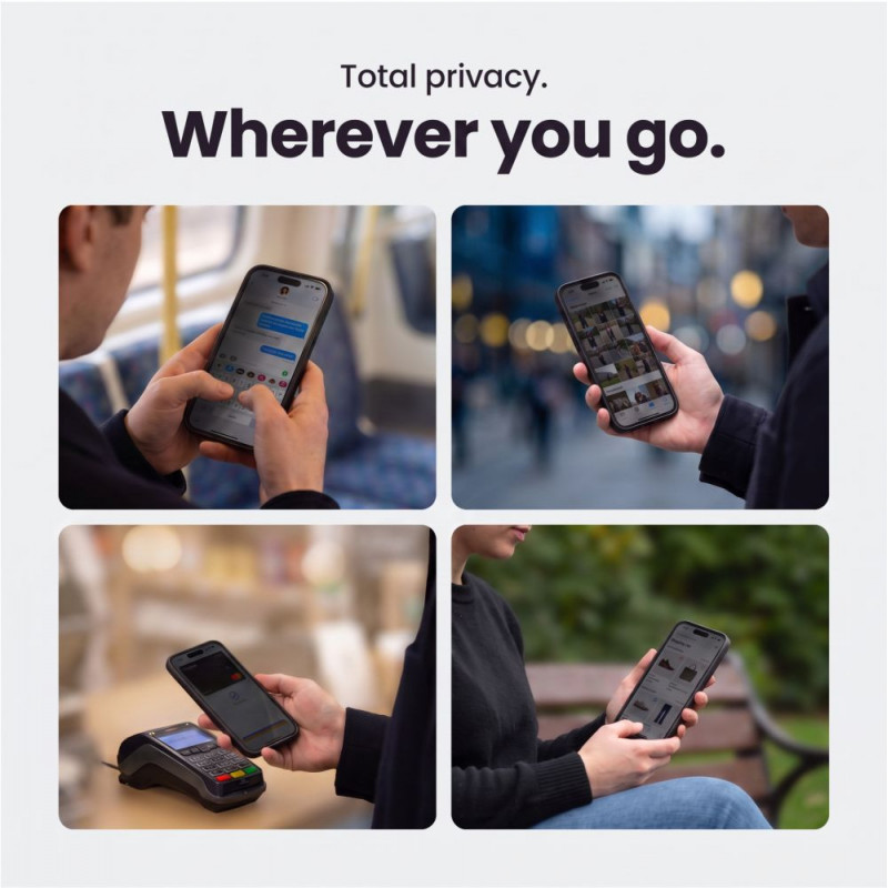 Tech-Protect Glass SPY+ Sichtschutz-Panzerglas für Apple iPhone 18 Pro (2 Stk.)