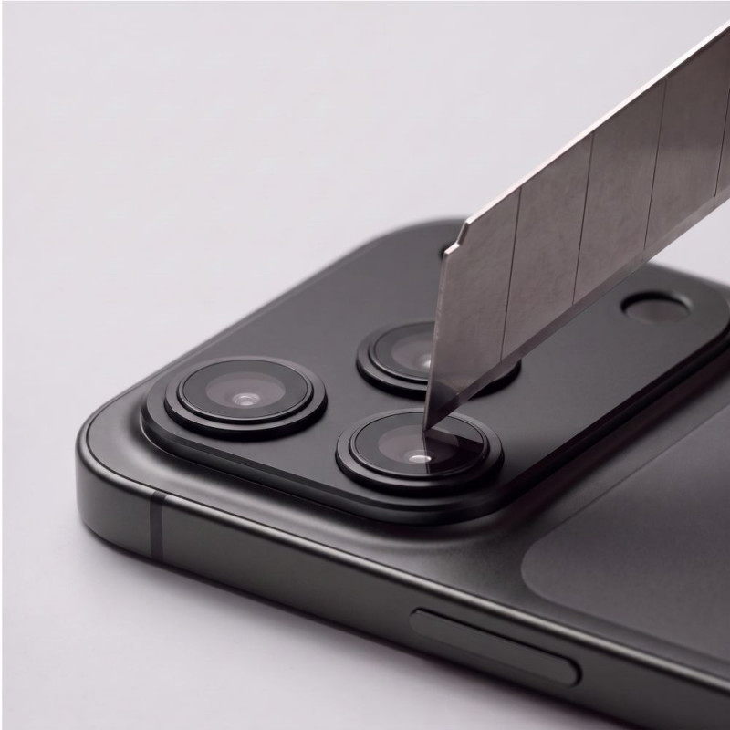 Tech-Protect Camfull Fit+ Kamerabdeckung für Apple iPhone 18 Pro, Schwarz