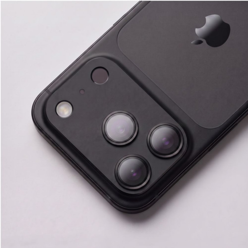 Tech-Protect Camfull Fit+ Kamerabdeckung für Apple iPhone 18 Pro, Schwarz