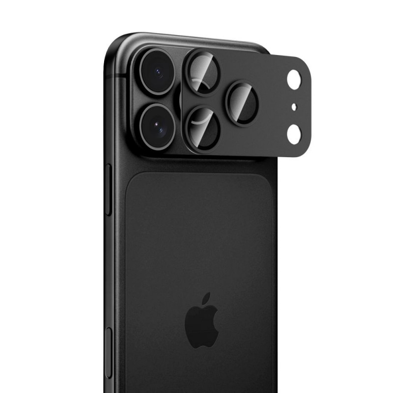 Tech-Protect Camfull Fit+ Kamerabdeckung für Apple iPhone 18 Pro Max, Schwarz