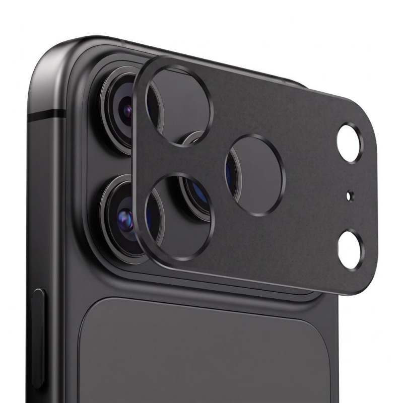 Tech-Protect Camalloy Fit+ Kamerabdeckung für Apple iPhone 18 Pro, Schwarz