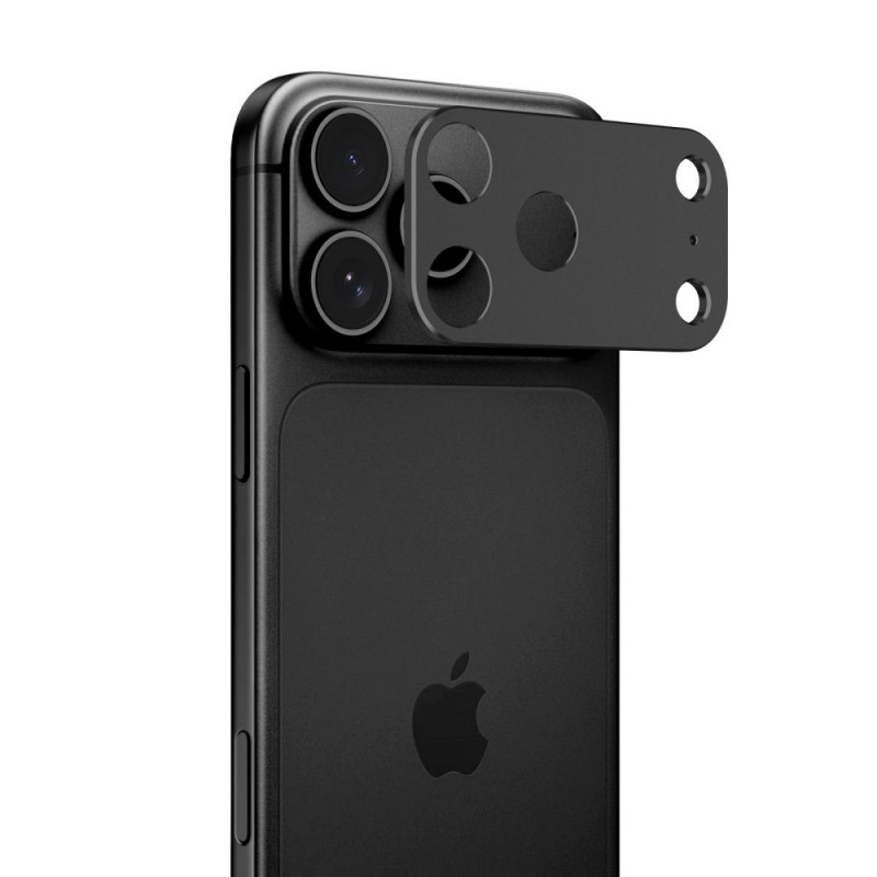 Tech-Protect Camalloy Fit+ Kamerabdeckung für Apple iPhone 18 Pro Max, Schwarz