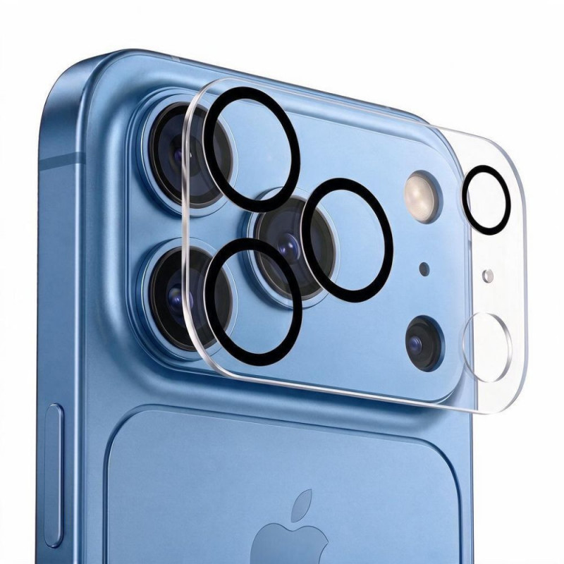 Tech-Protect Cam Fit+ Kamerabdeckung für Apple iPhone 18 Pro, transparent