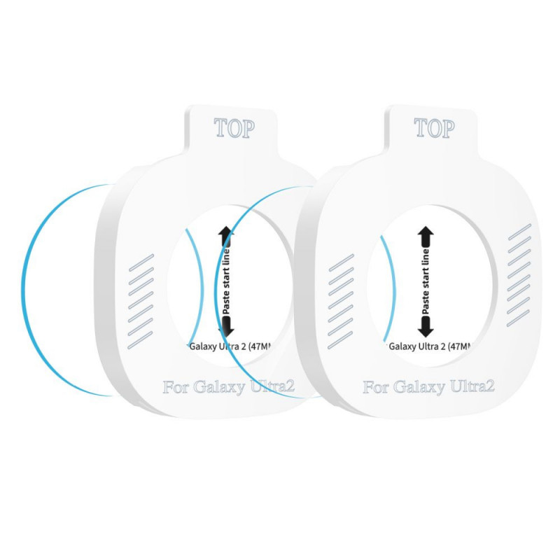 Tech-Protect Easy Set+ gehärtetes Glas für Samsung Galaxy Watch Ultra 2 2026 47 mm, transparent (2 Stk.)