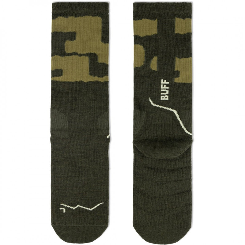 Buff Thermonet® Crew Socken TC Olive Green L